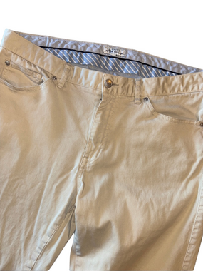 Peter Millar Men’s Size 36 Cream Off-White 5 Pocket Casual Pants